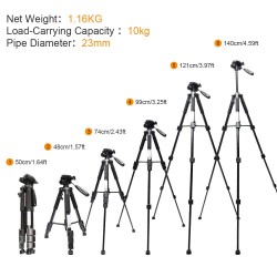 Huepar S04CG 4D Kreuzlinienlaser in SystemKoffer L-Boxx136 Set Mit 3m Teleskopstange L30-0, Stativ TPD14 und Empfänger LR-5RG