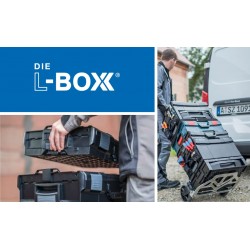 3er Set Sortimo Systemkoffer L-Boxx 136 anthrazit/Bosch kompatibel