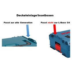Kleinteileeinsatz 4 Mulden LB 136 und Deckeleinlage für die L-BOXX 136
