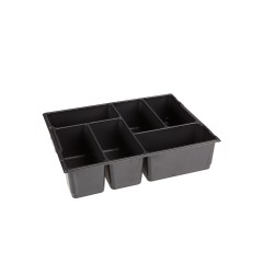 Kleinteileeinsatz 6 Mulden LB 136 und Deckeleinlage für die L-BOXX 136