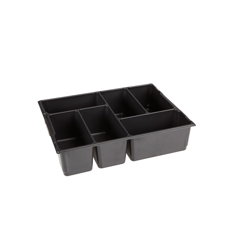 Kleinteileeinsatz 6 Mulden LB 136 und Deckeleinlage für die L-BOXX 136