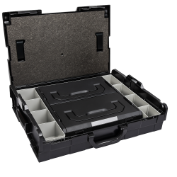 Sortimo Systemkoffer L-Boxx 102 anthrazit/Bosch kompatibel mit L-Boxx mini Deckel OPAK und Deckeleinlage