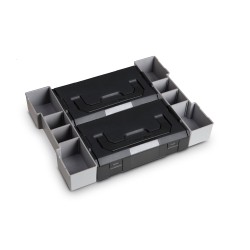 Sortimo Systemkoffer L-Boxx 102 anthrazit/Bosch kompatibel mit L-Boxx mini Deckel OPAK und Deckeleinlage