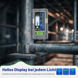 Huepar Laser Detektor Laserempfänger LR300 Pro