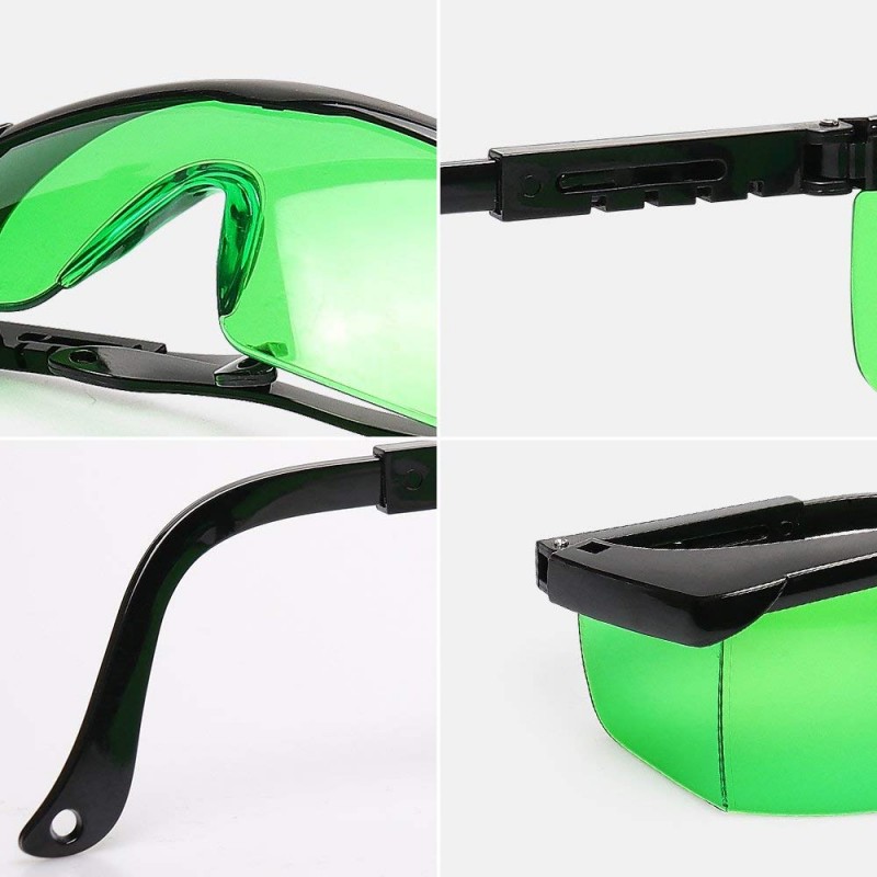 Huepar 603CG-BT grüner 3D Kreuzlinienlaser mit Teleskopstange Brille