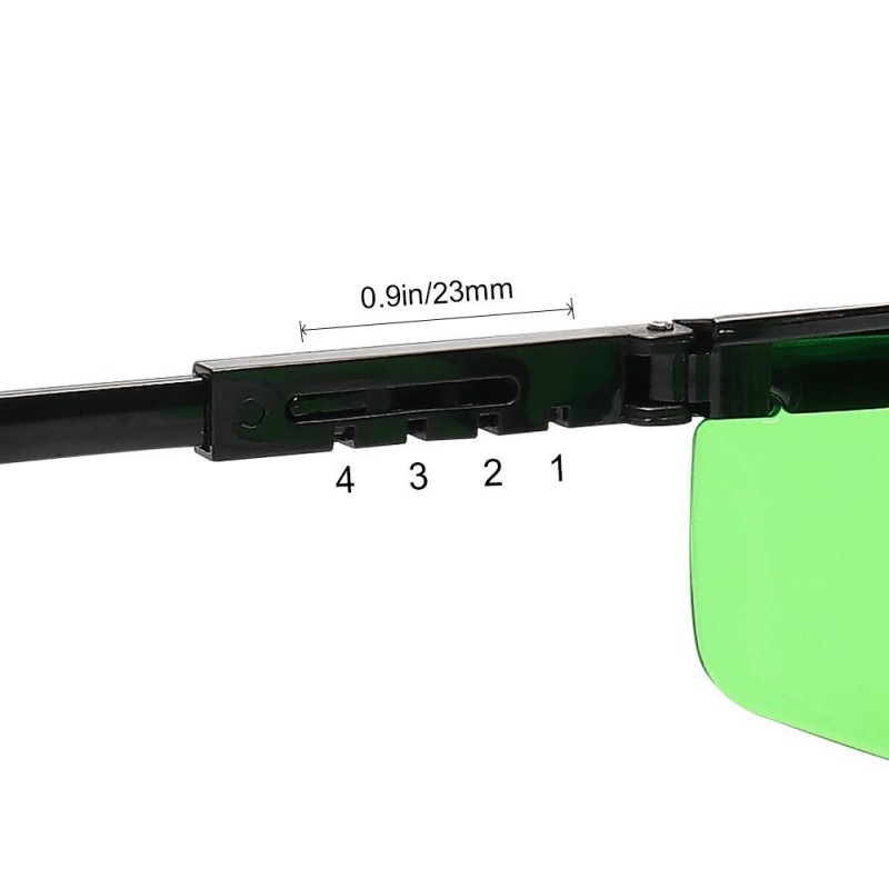 Huepar 901CG grün Laser mit Teleskopstange und Empfänger