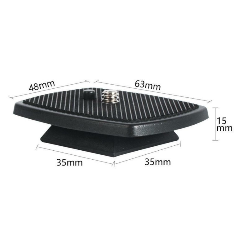 Schnellwechselplatte Schnellverschluss Adapterplatte Huepar Stativ TPD14 35/43mm
