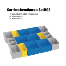 Insetboxen-Set A3/B3/D3/F3/G3/H3/BC3/CD3/L-Boxx mini für W-BOXX/Sortimo L-Boxx 102