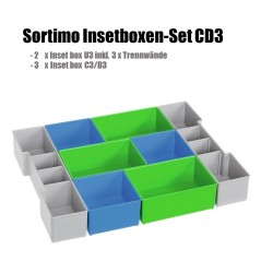 Insetboxen-Set A3/B3/D3/F3/G3/H3/BC3/CD3/L-Boxx mini für W-BOXX/Sortimo L-Boxx 102