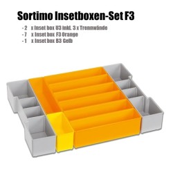 Insetboxen-Set A3/B3/D3/F3/G3/H3/BC3/CD3/L-Boxx mini für W-BOXX/Sortimo L-Boxx 102