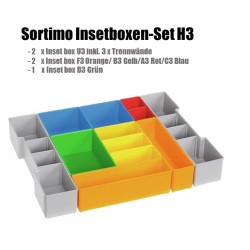 Insetboxen-Set A3/B3/D3/F3/G3/H3/BC3/CD3/L-Boxx mini für W-BOXX/Sortimo L-Boxx 102