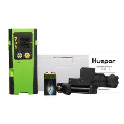 Huepar Set S04CG mit Wandhalterung Laserempfänger und Brille in L-BOXX