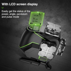 Huepar S04CG 4D Kreuzlinienlaser Mit Halterung